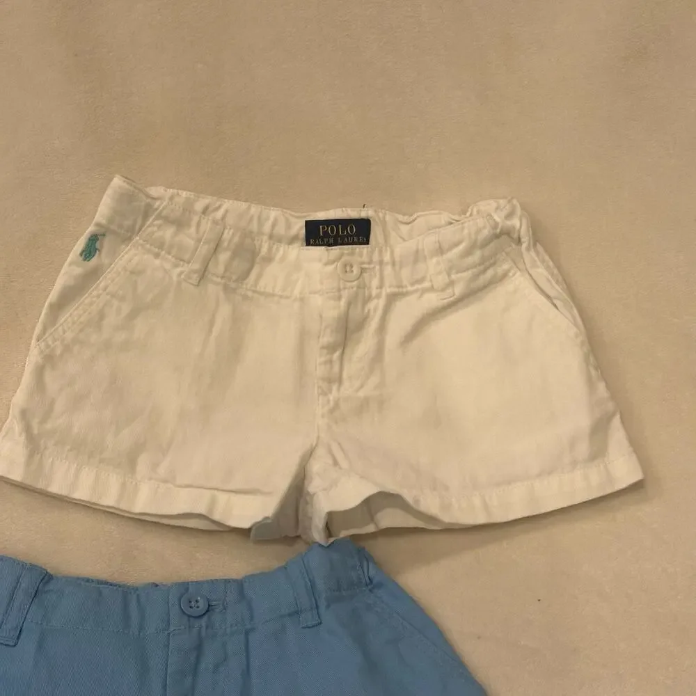 Girls Ralph Lauren Chino Shorts sz 6X Bundle of two pairs of shorts